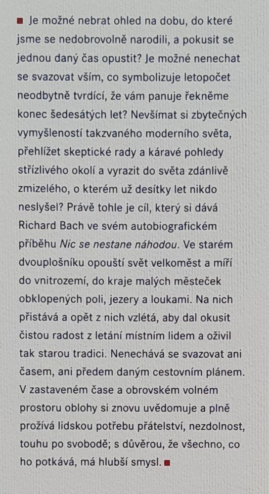 Nic se nestane náhodou - Dobrodružství potulného pilota v moderní Americe