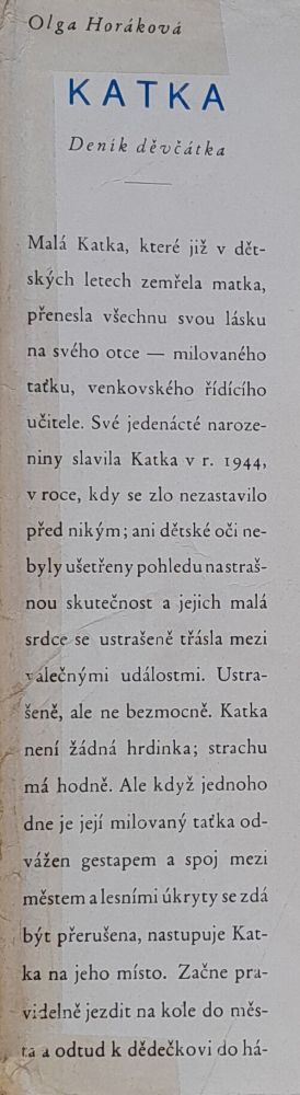 Katka - Deník děvčátka 1944-45
