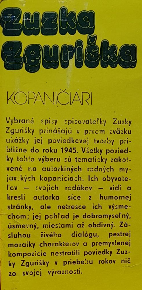 Kopaničiari / Vybrané spisy zväzok 1.