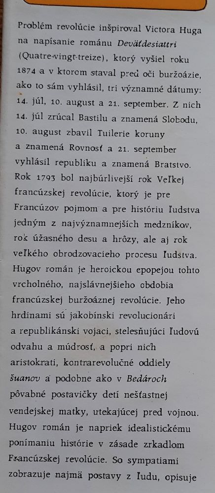 Deväťdesiattri (Victor Hugo)/ Čítanie študujúcej mládeže