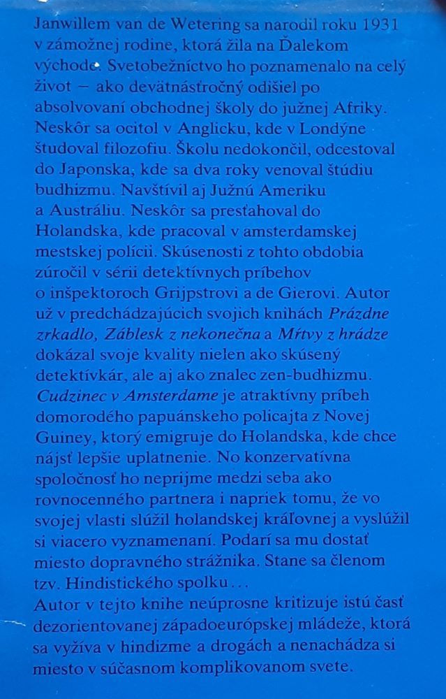 Cudzinec v Amsterdame / detektívka