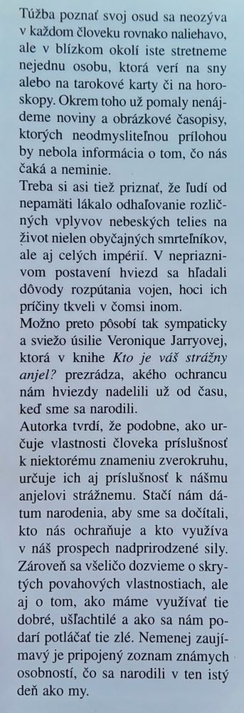 Kto je váš strážny anjel?