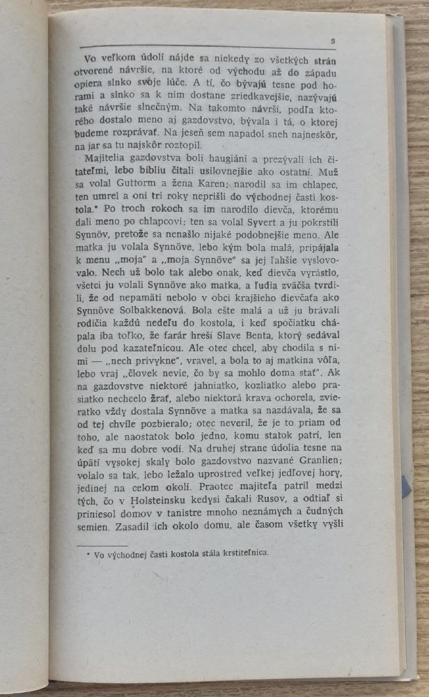 Synnove zo Solbakkenu