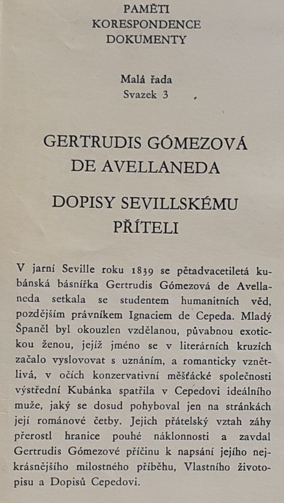 Dopisy sevillskému příteli 