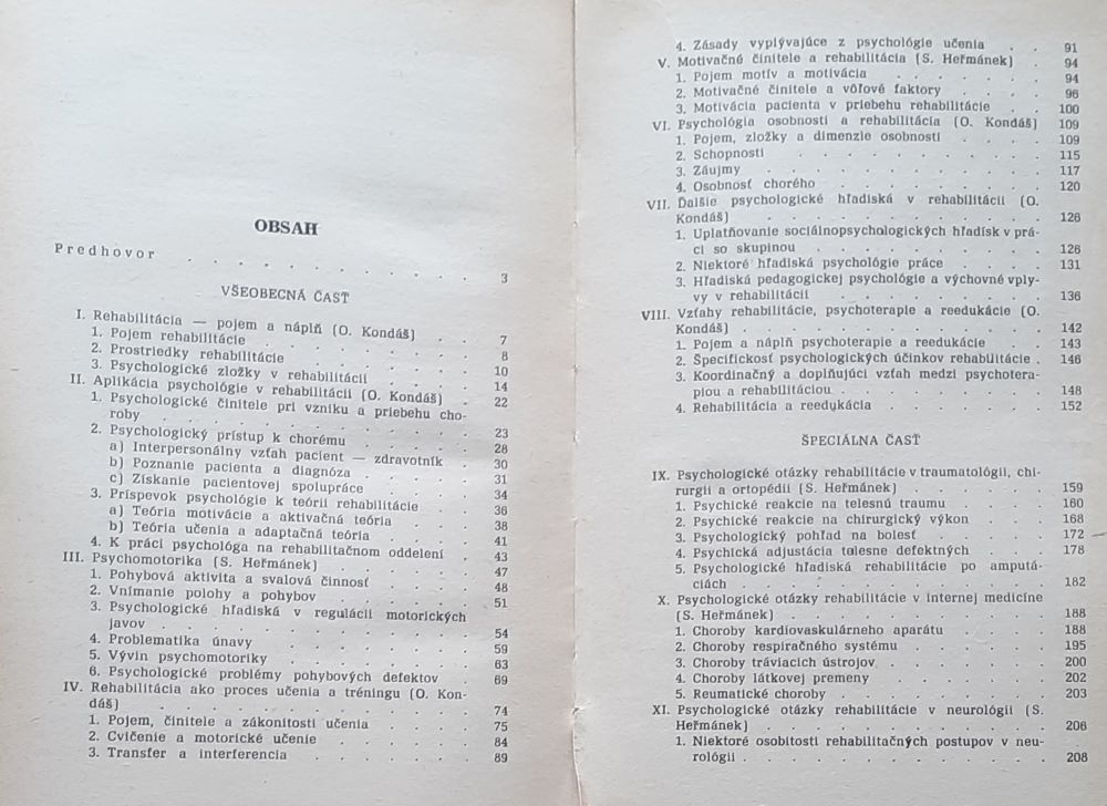 Psychológia v liečebnej rehabilitácii 