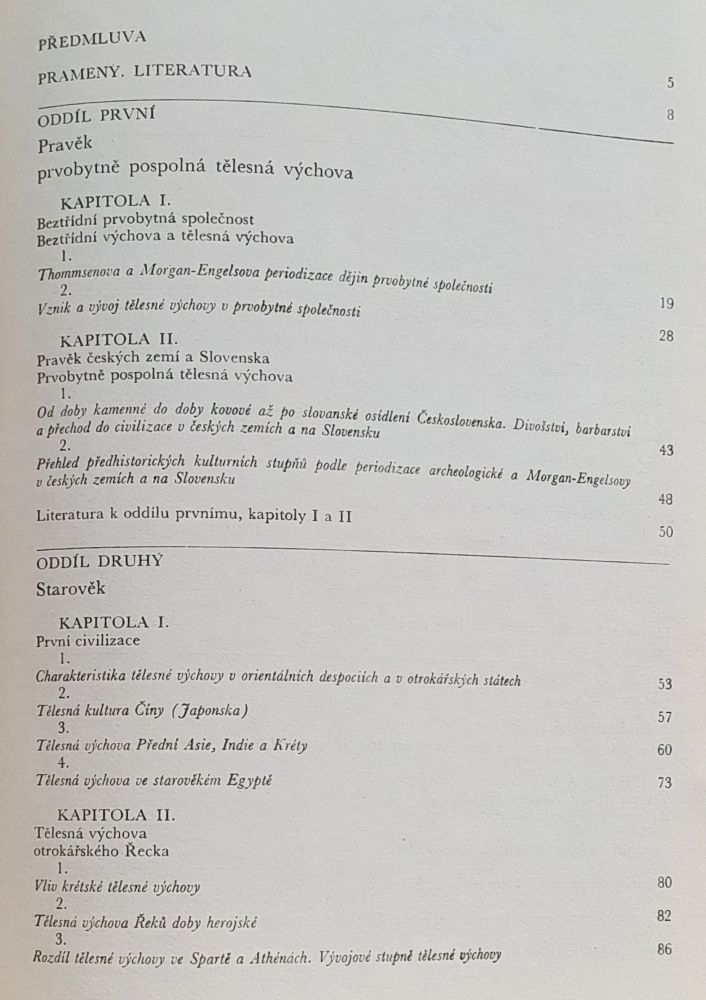 Dějiny tělesné výchovy I. / Od nejstarších dob do roku 1848