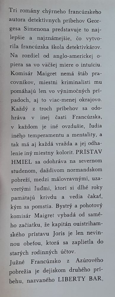 Prístav hmiel / Liberty bar / Noc na križovatke