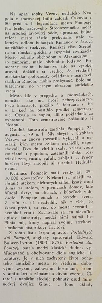 Posledné dni Pompejí 