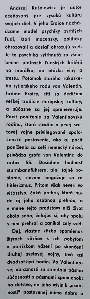 Eroica / príbeh o mocensky zvrhlých ľuďoch