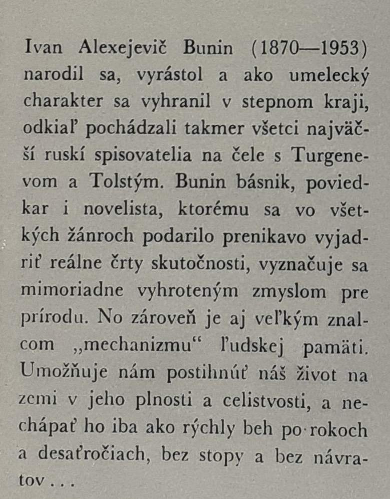 Dedina / I. A. Bunin