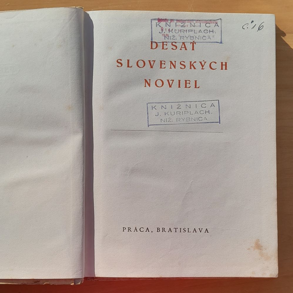 Desať slovenských noviel