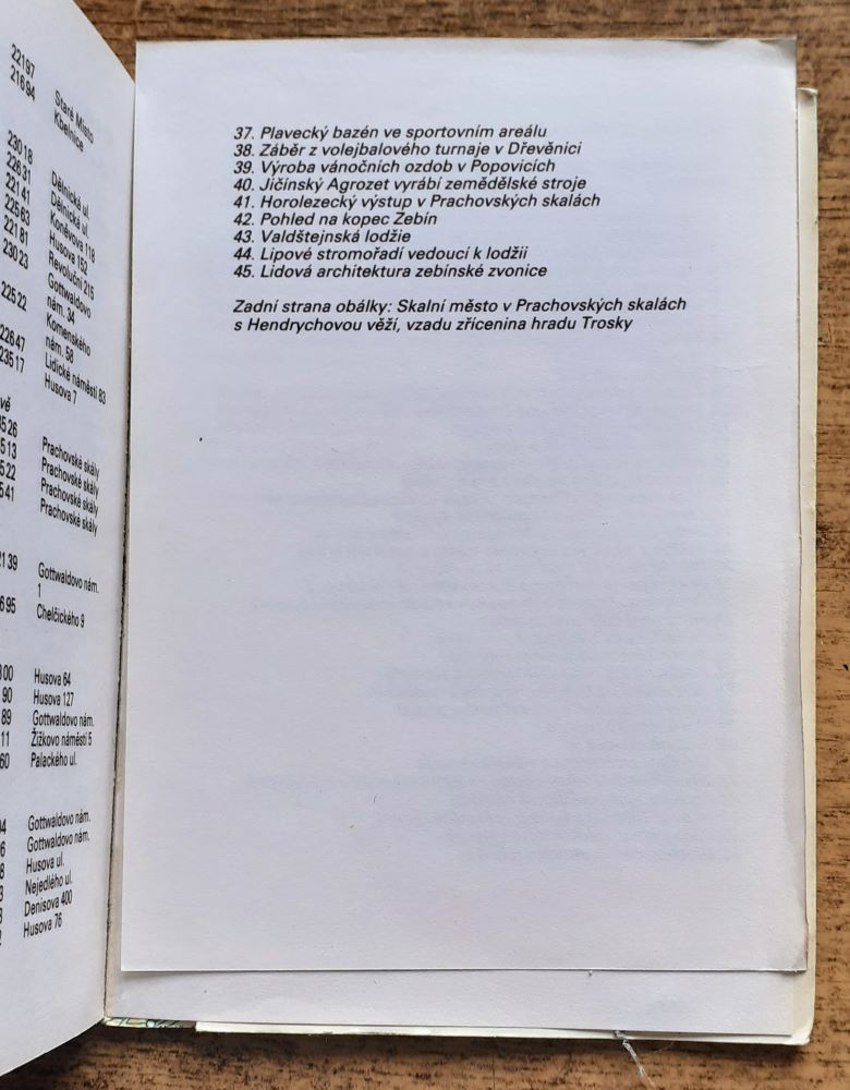 Jičín / Města ČSSR