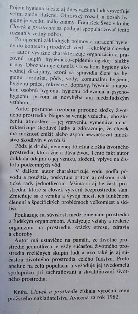 Človek a prostredie