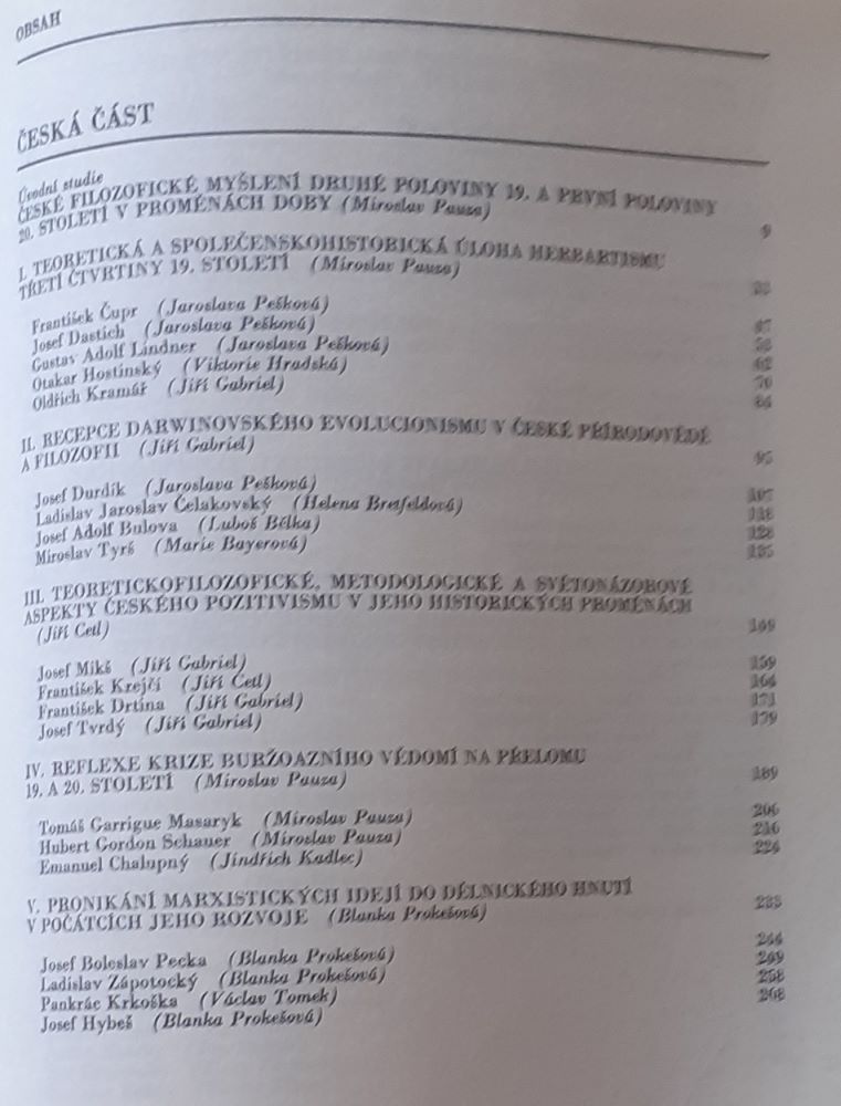 Antologie z dějin českého a slovenského filozofického myšlení