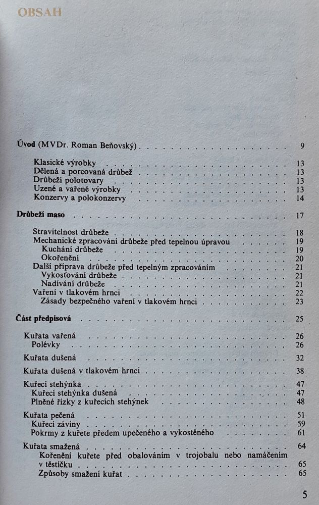 Drúbež a drúbeží pochoutky