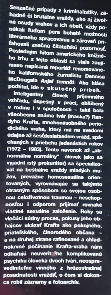 Anjel temnôt - skutočný príbeh o vraždách