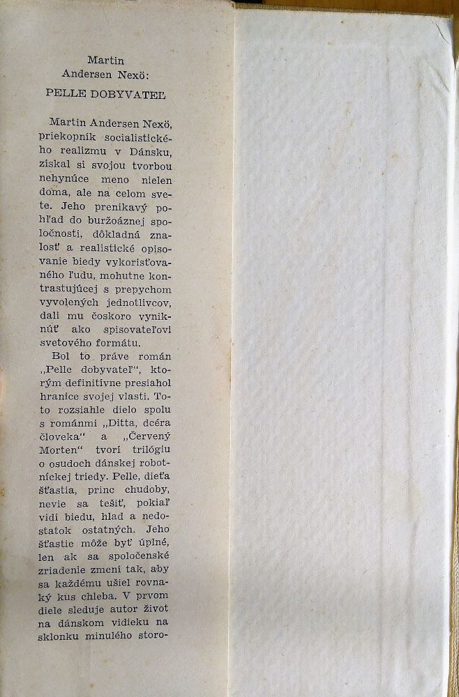 Pelle dobyvateľ 1. 2. / M. A. Nexo