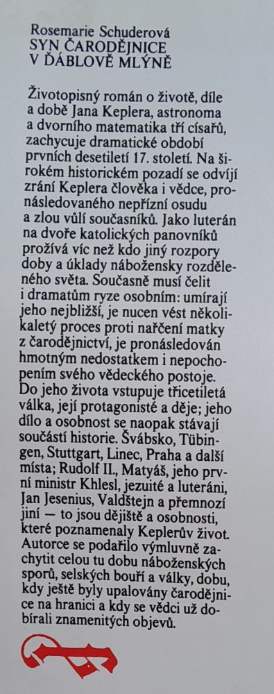 Syn čarodějnice / V  Ďablově  mlýně / Román o Janu Keplerovi