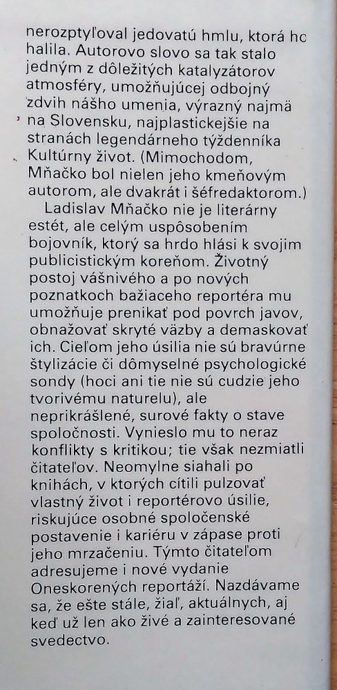 Oneskorené reportáže