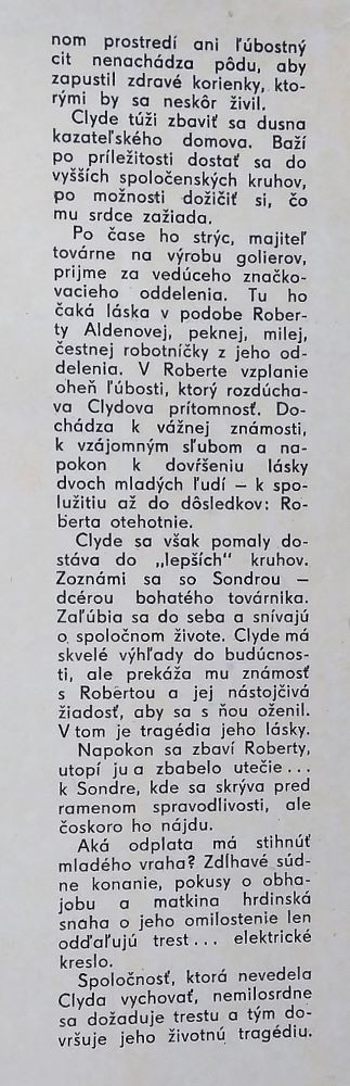 Americká tragédia / Dreiser