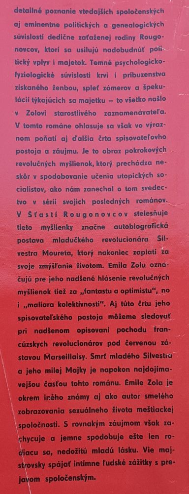 Šťastie Rougonovcov / Émile Zola