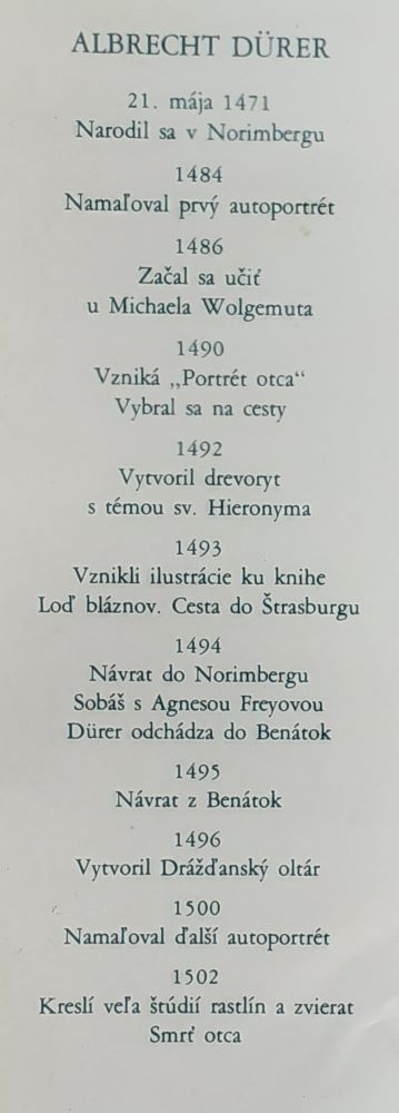 Rytier, smrť a diabol / Rozprávanie o živote a diele Albrechta Durera