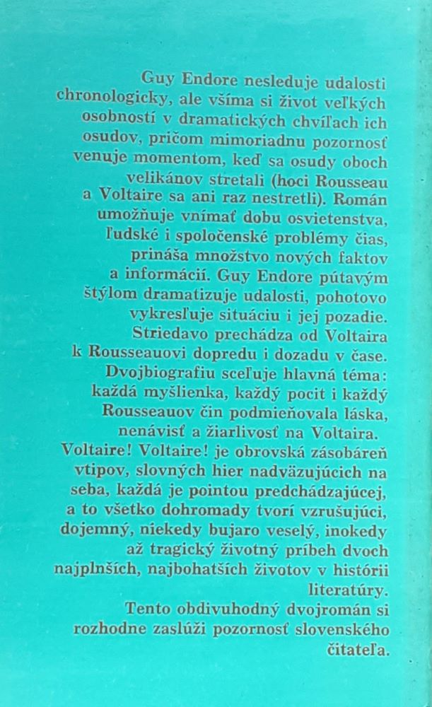 Voltaire! Voltaire! / Osudy slávnych