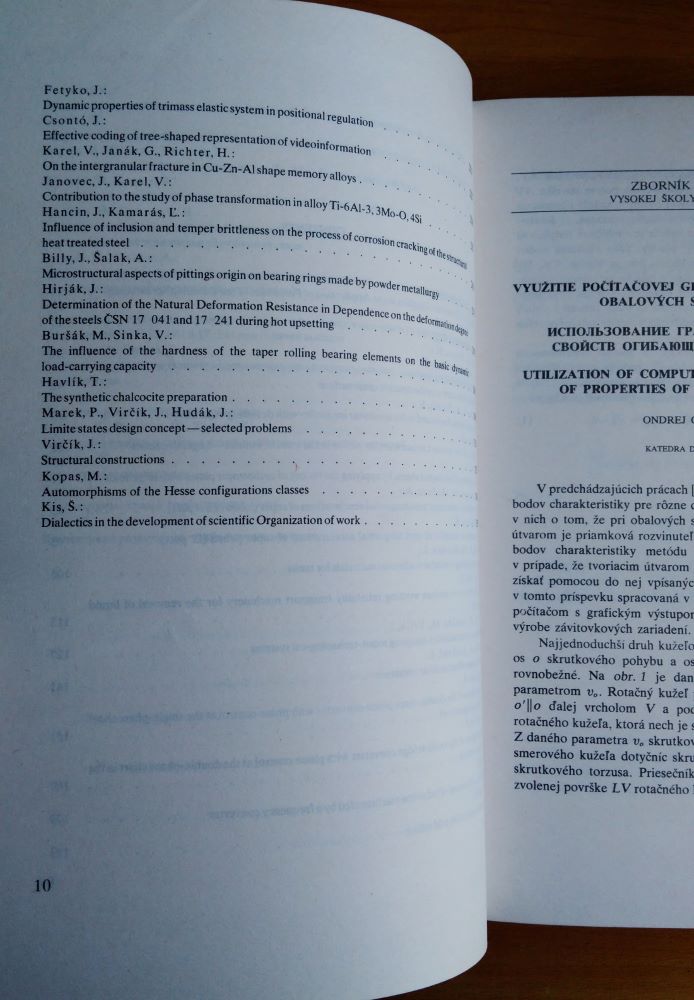 Zborník vedeckých prác Vysokej školy technickej v Košiciach