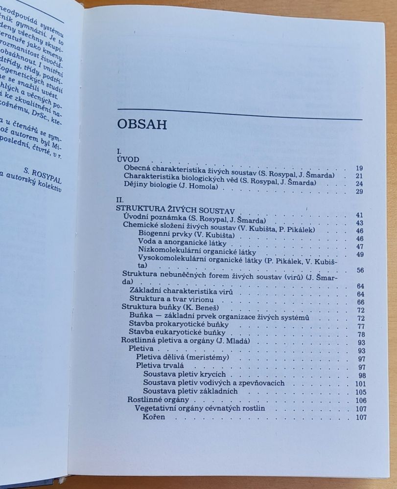 Přehled biologie