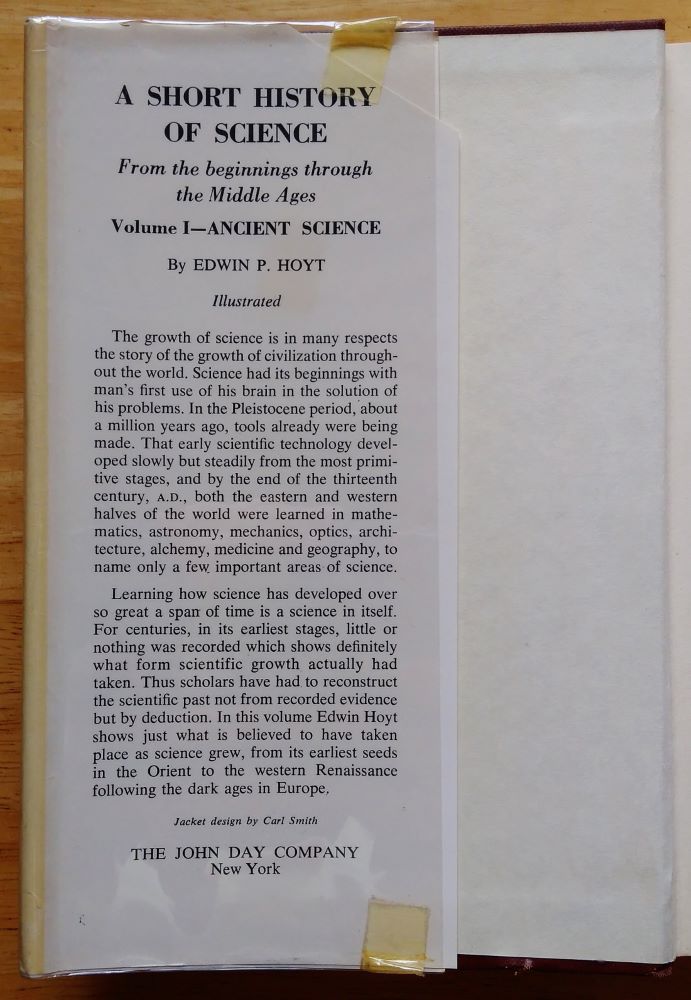 A Short History of Science / Volume I-Ancient Science