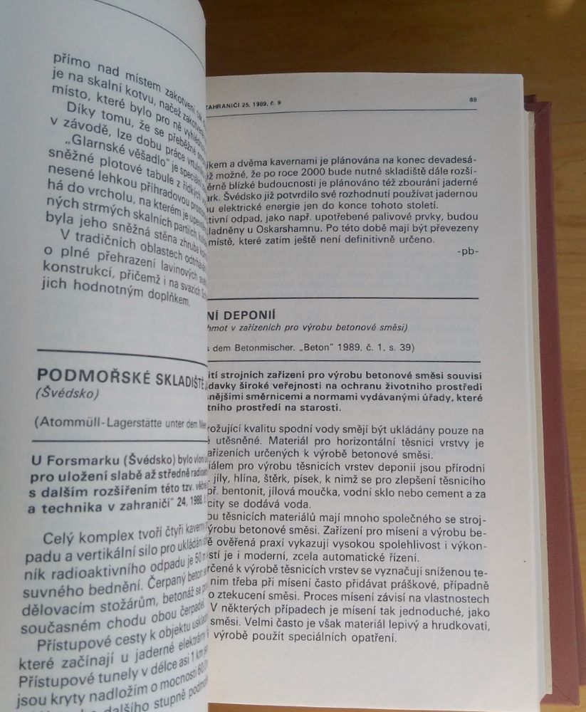 Věda a technika v zahraničí / Komplet ročník 1989