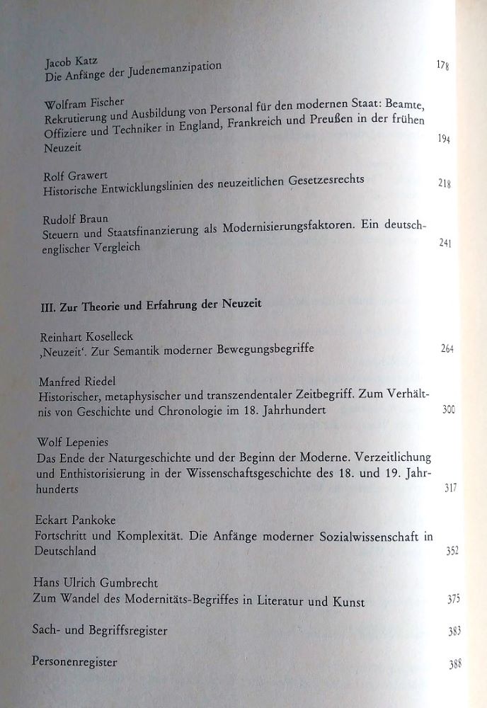 Studien zum Beginn der modernen Welt