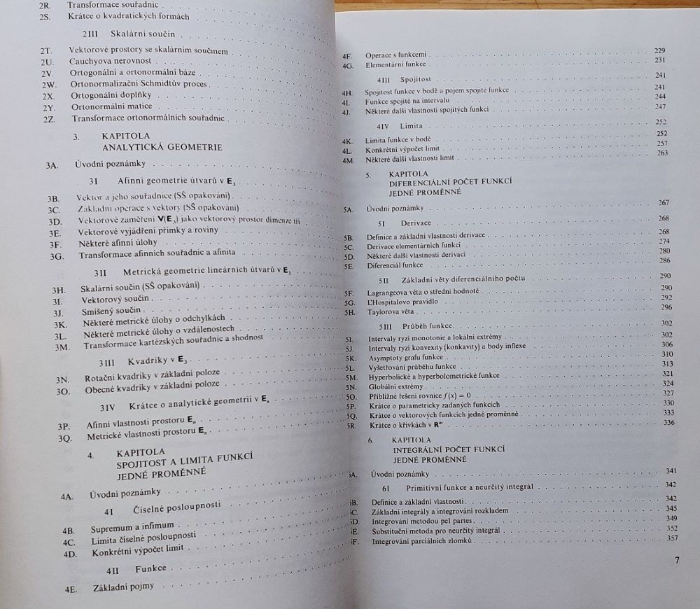 Matematika I.