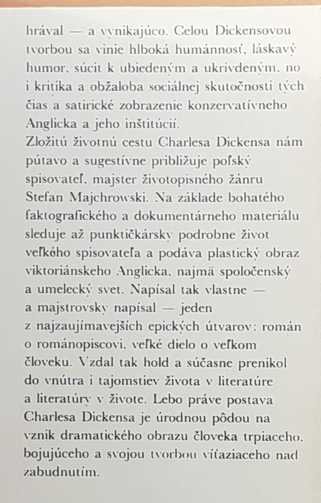Dickens / Postavy a osudy