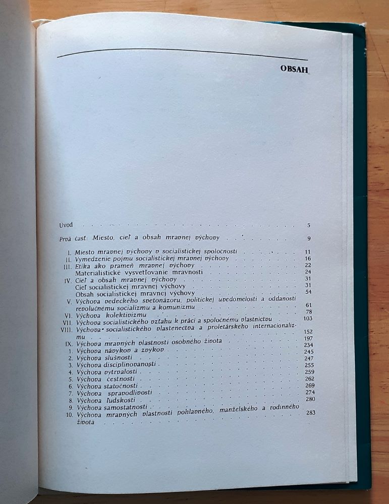 Mravná výchova v socialistickej spoločnosti