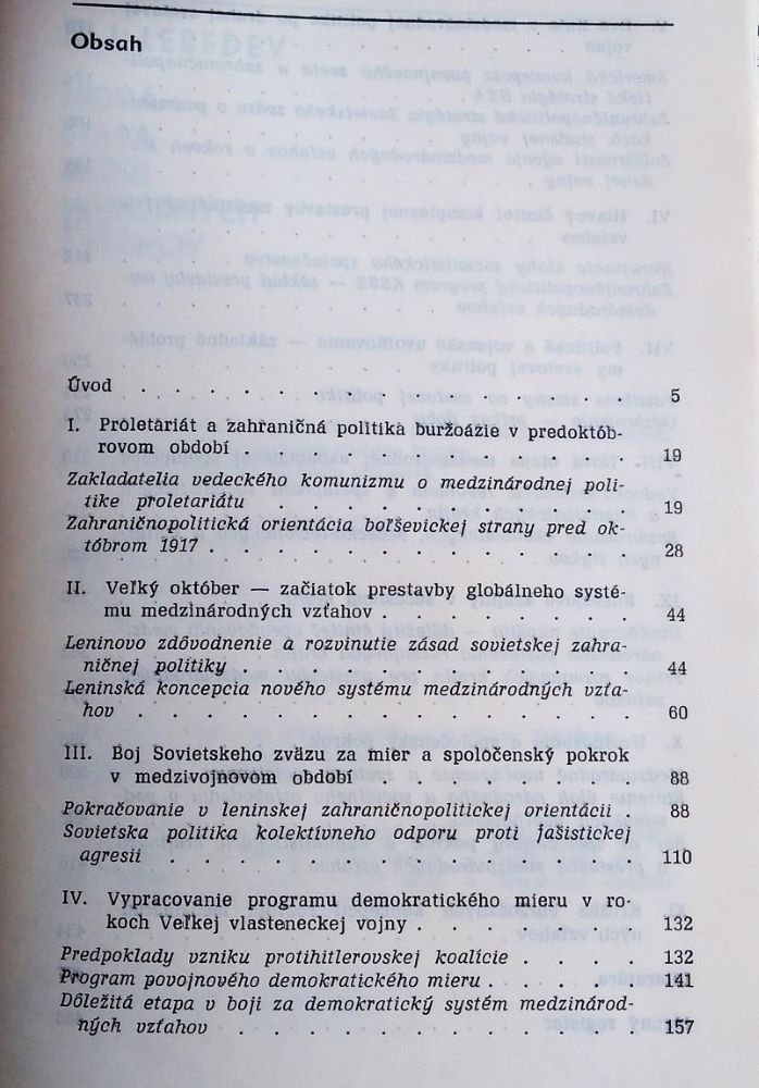 Nová etapa medzinárodných vzťahov