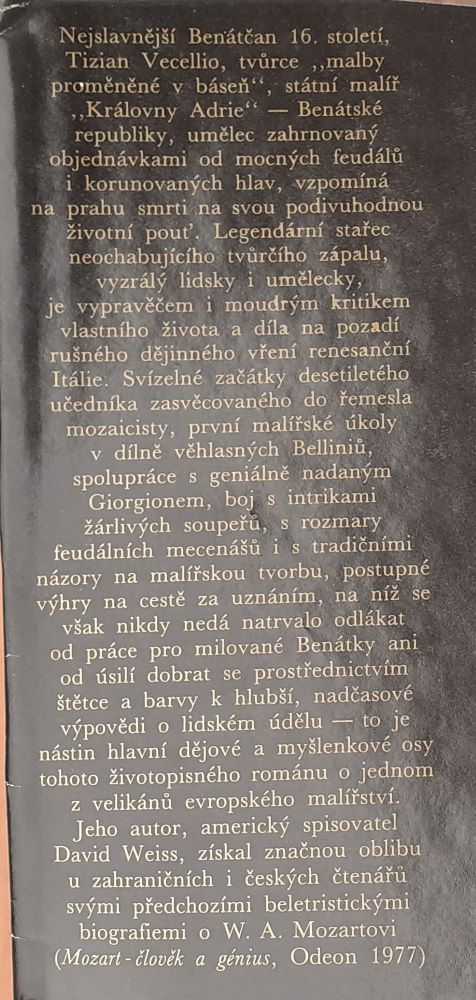 Benátčan - Tizian Vezellio