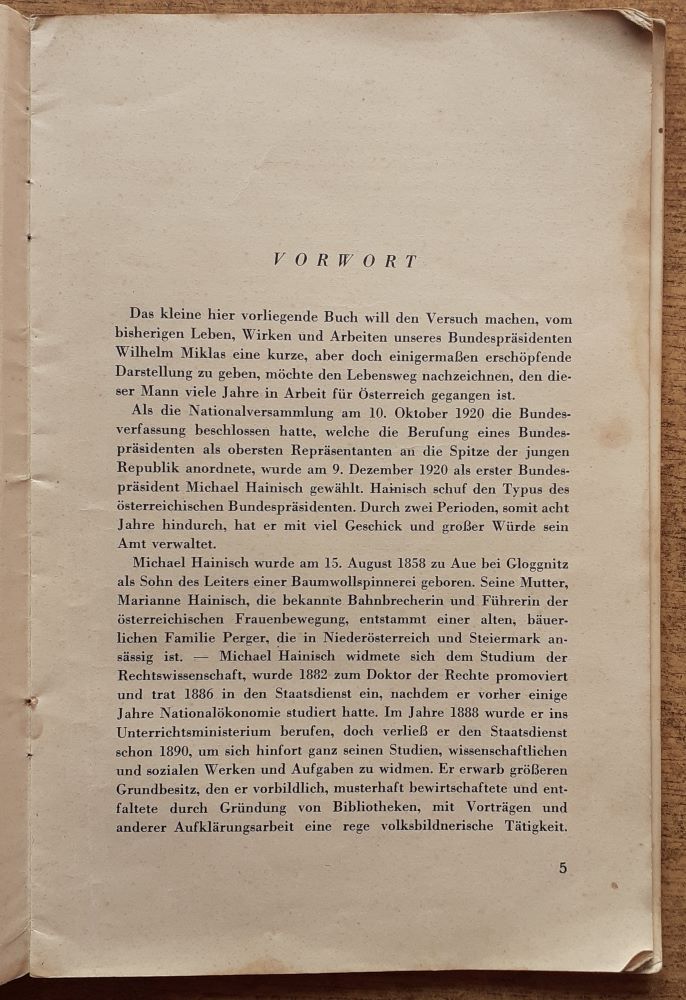 Unser Bundes Präsident