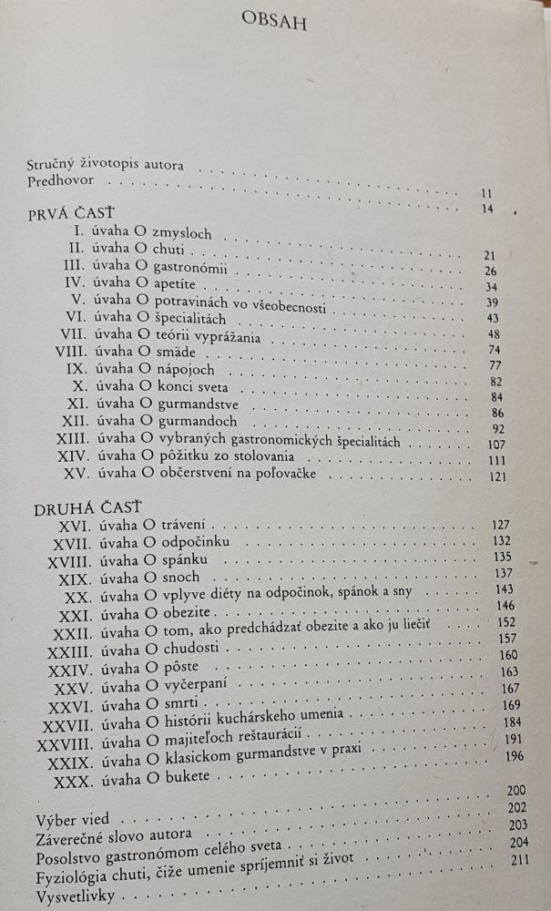 Fyziológia chuti alebo Úvahy o gastronomickom umení