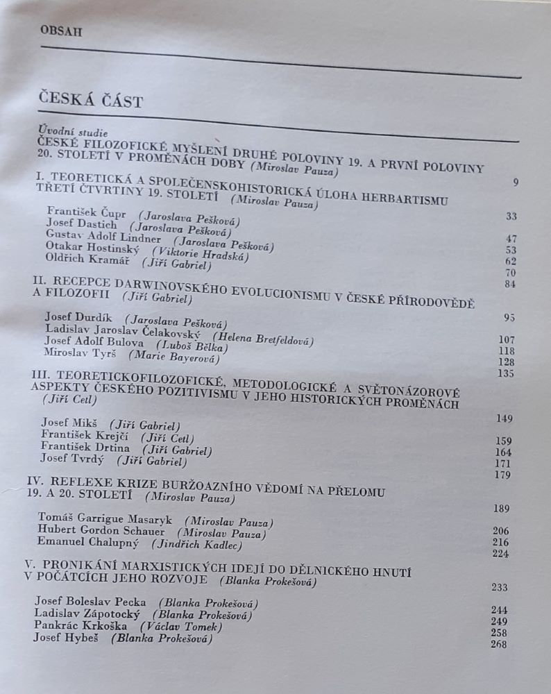 Antologie z dějin českého a slovenského filozofického myšlení 