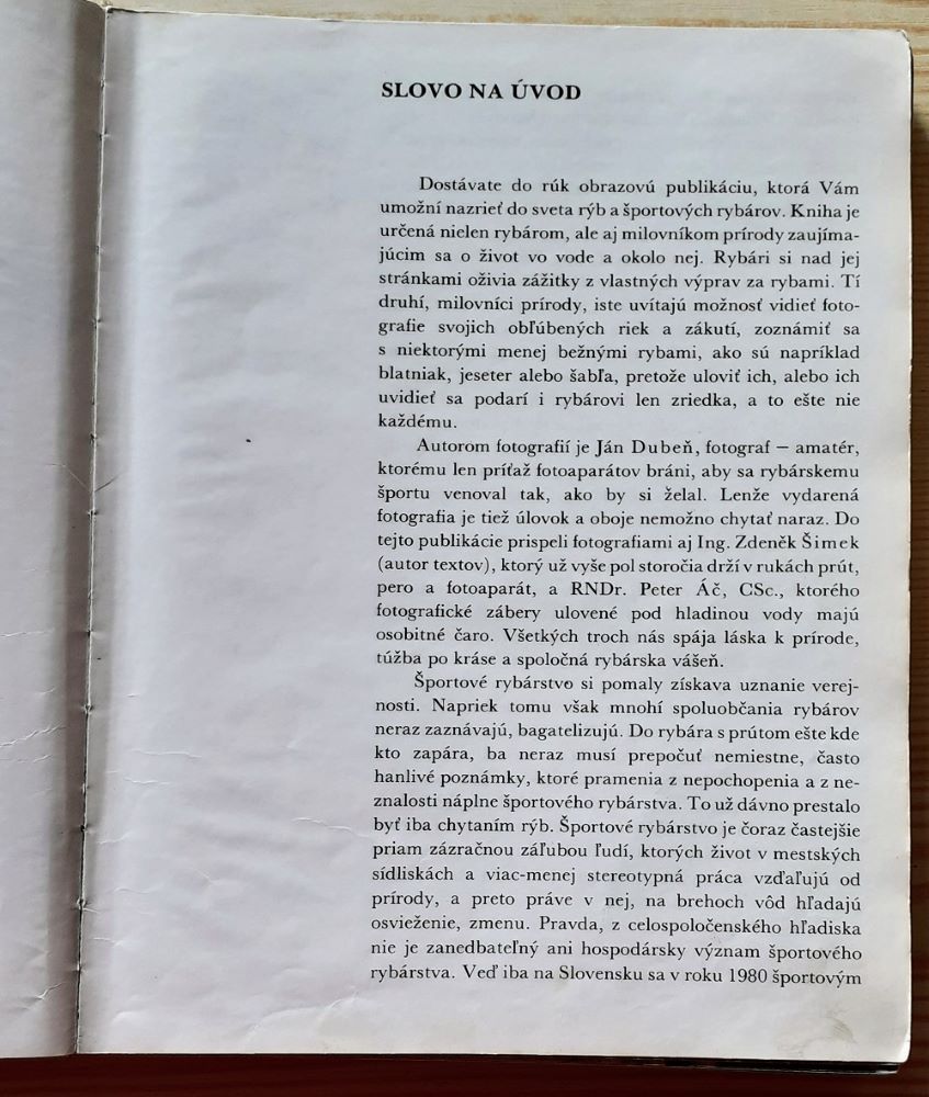 O rybách a rybároch