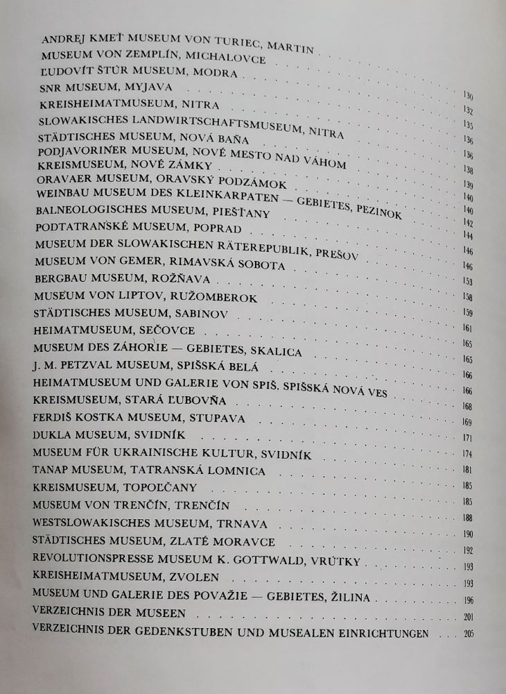 Slovenské múzeá