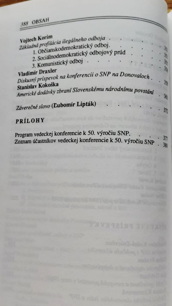 SNP v pamäti národa (Slovenské národné povstanie)