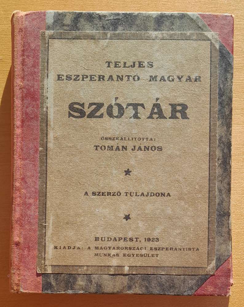Magyar - esperanto zsebszótár