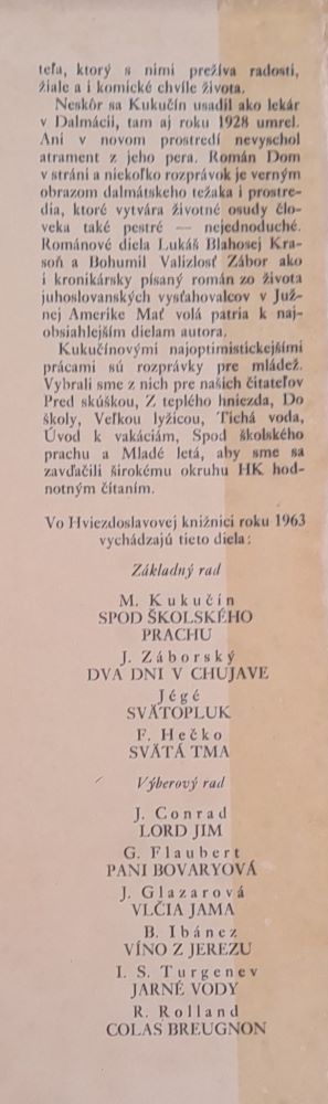 Spod školského prachu / Hviezdoslavova knižnica