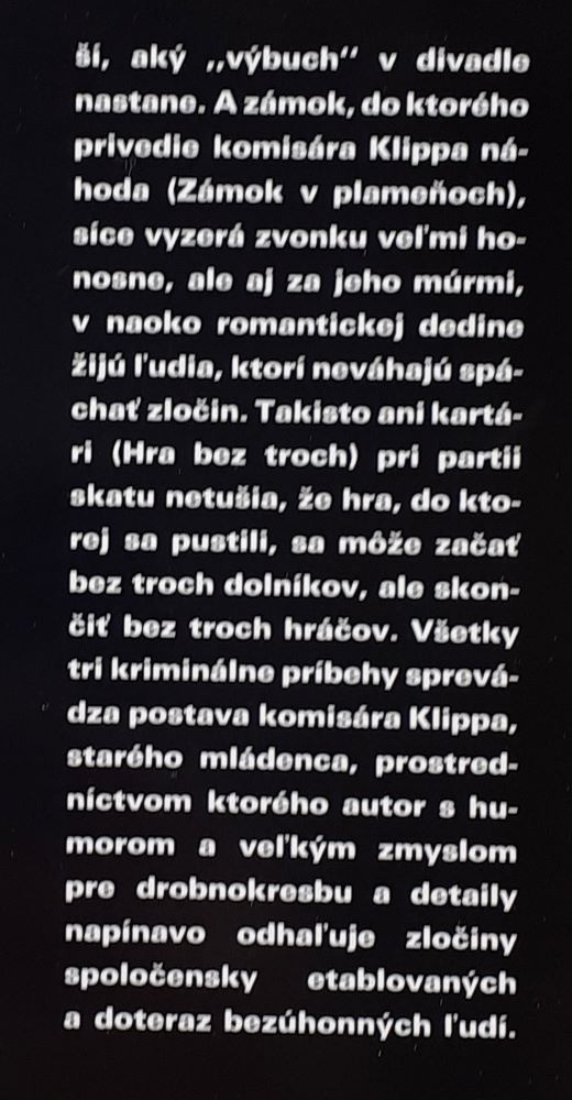 Bomba v opere / Zámok v plameňoch / Hra bez troch