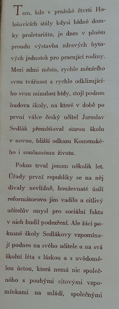 Z lavice za katedru / Z pamětí učitele