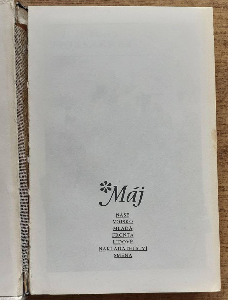 Kruté moře / Máj / Knižnice československé mládeže