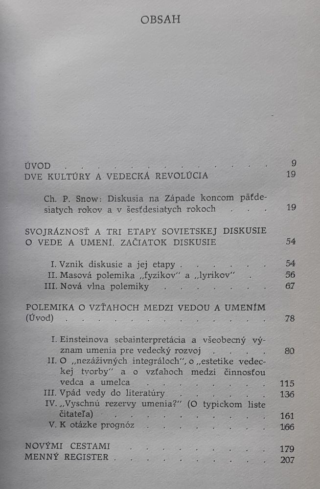 Medzi vedou a umením