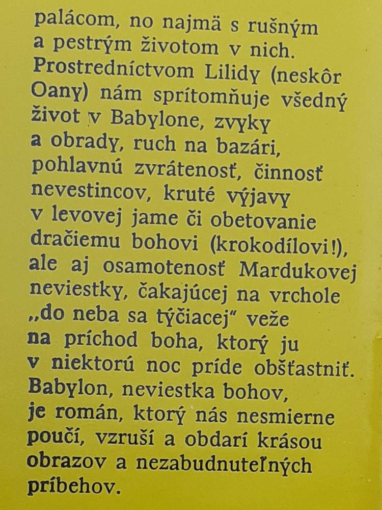 Babylon, neviestka bohov